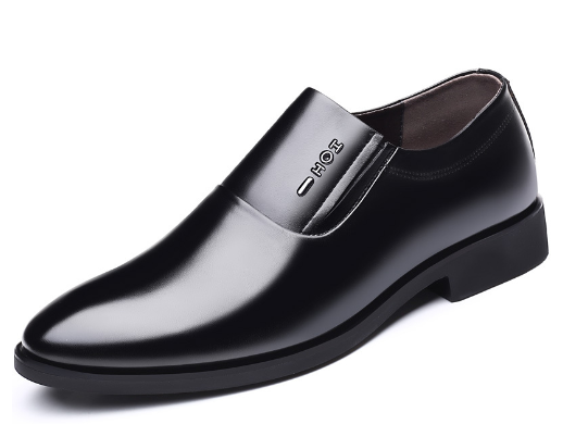 Elegant Cotton Leather Footwear for Gentlemen