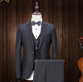 Gentlemen's Refined Black Blazer for Business and Formal Events