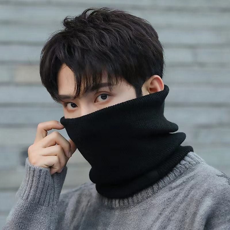 Winter Fleece Neck Warmer Scarf for Men and Women