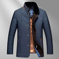 Dense Quilted Winter Coat for Men