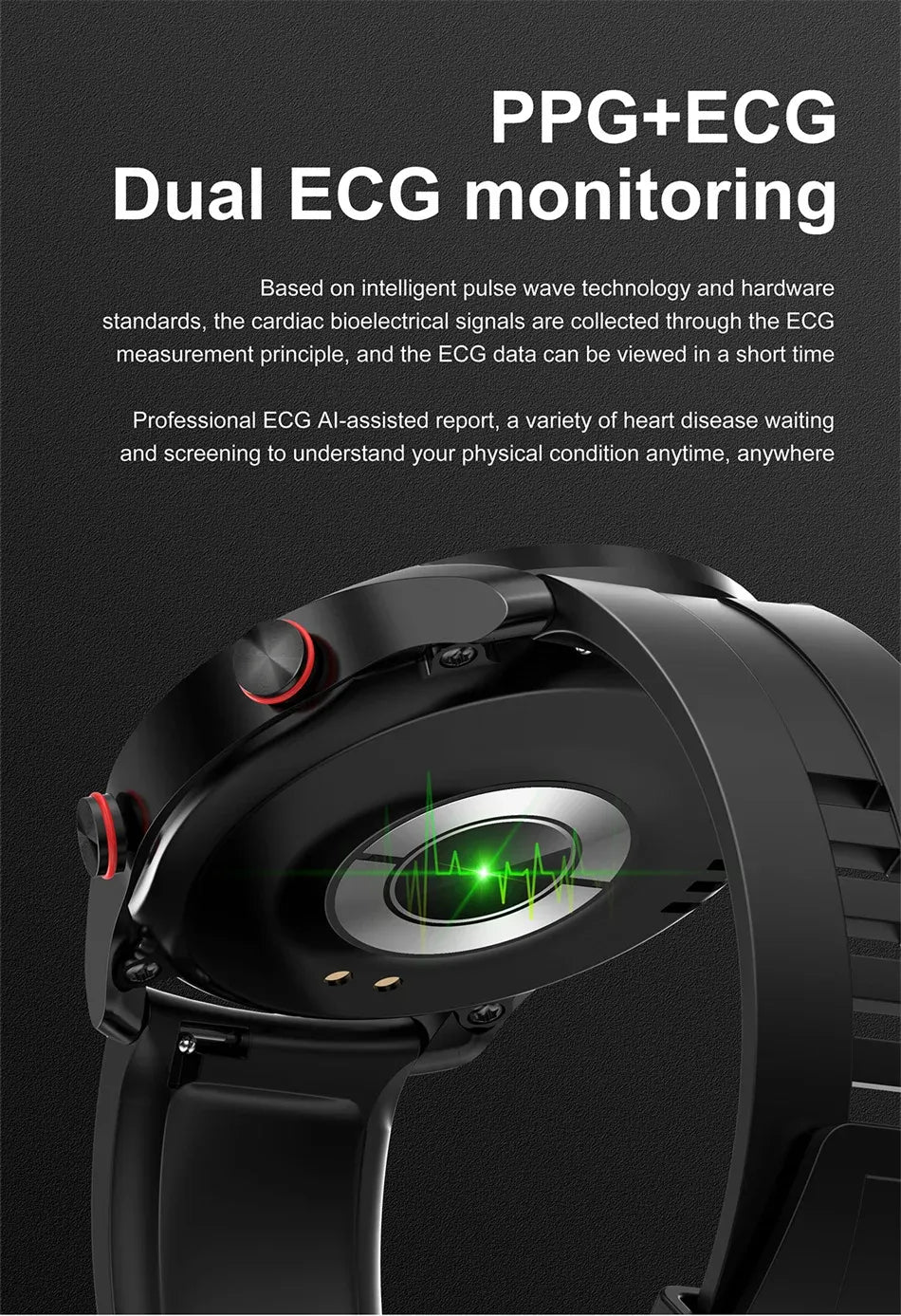 CardioSmart ECG+PPG Timepiece