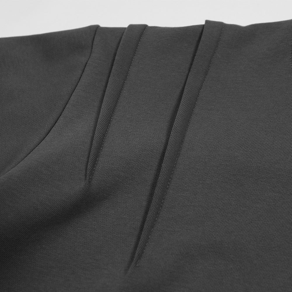 Elegant Solid Color Gentleman's Sweater