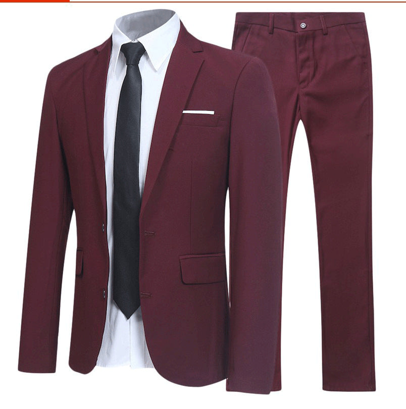 Gentlemen's Tailored Fit Dress Suit for Professional and Social Events