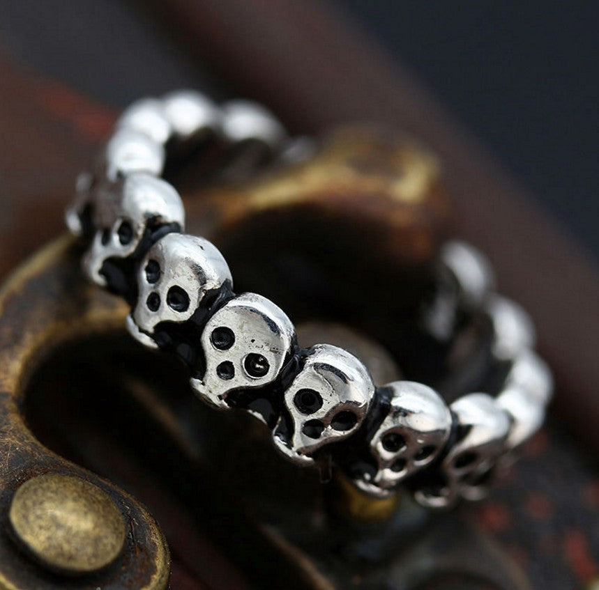 Vintage Skull Signet Rings
