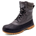 Thick-Soled High-Top Platform Leather Boots for Men