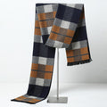 Amazon Winter Long Plaid Cashmere Scarf for Men