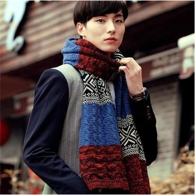 Gentleman's Extended Knit Scarf