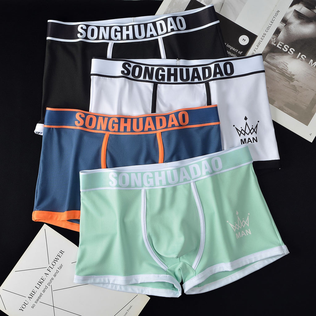Gentlemen's Premium Color-Block Boxers