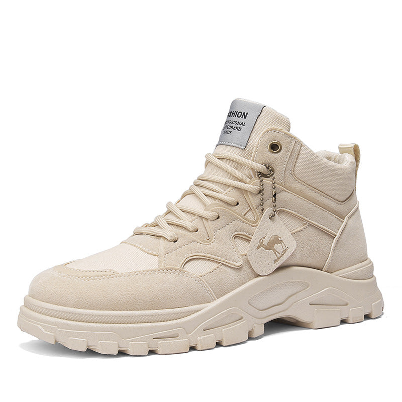 Vintage Elevate High-Top Boots for Men (Autumn/Winter)