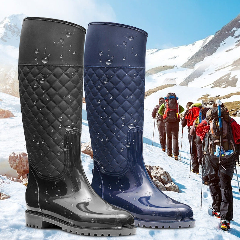 Elevated Comfort Diamond Lattice Boots