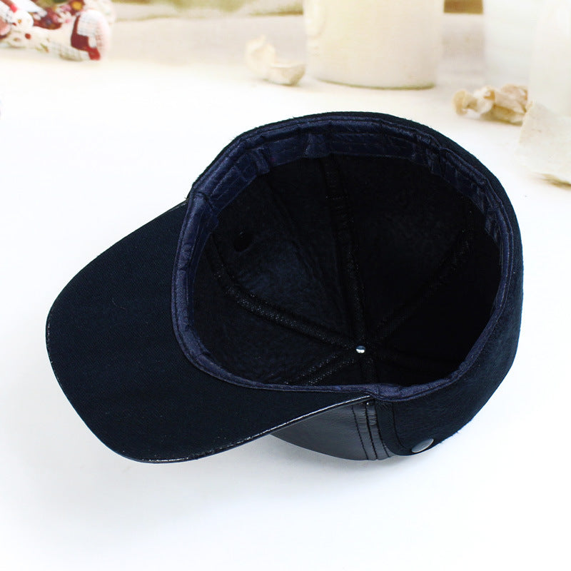 Chic PU Leather Outdoor Caps