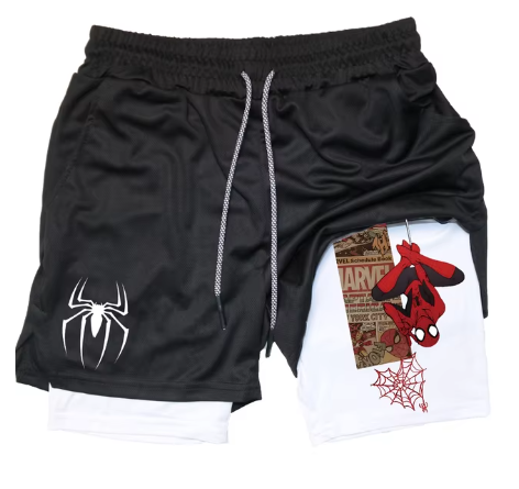 Marvel Spider-Man Venom Athletic Shorts for Fitness