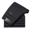 Refined Straight-Cut Black Denim