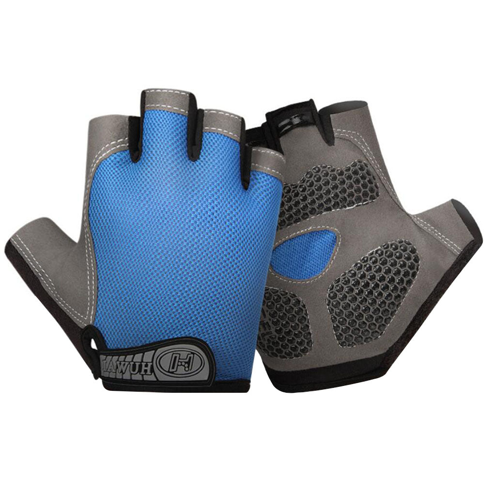 Performance Cycling Gloves - Blue XL