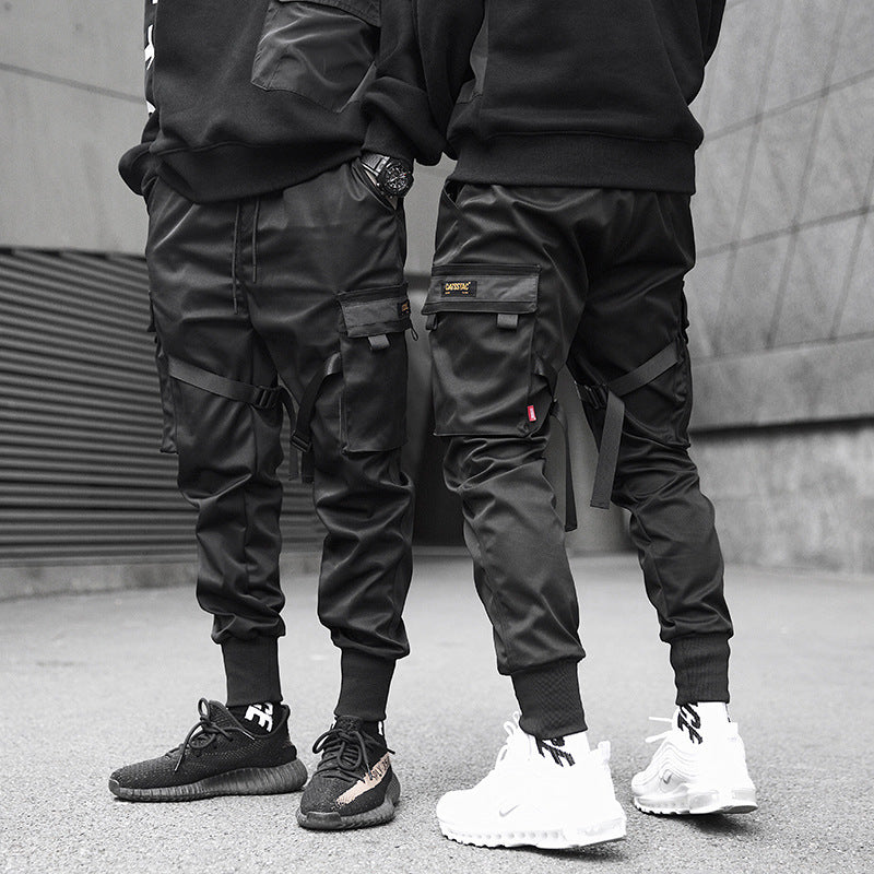 Refined Cotton Tapered Trousers
