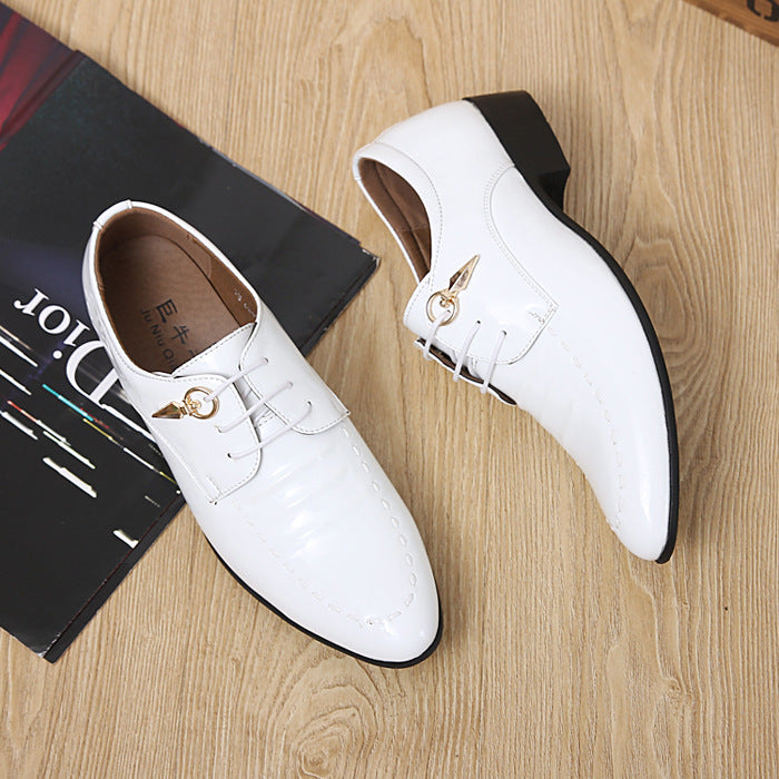 Elegant Black Leather Oxfords for Men