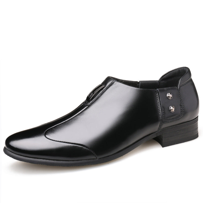 Elegant British Leather Dress Shoes for Men