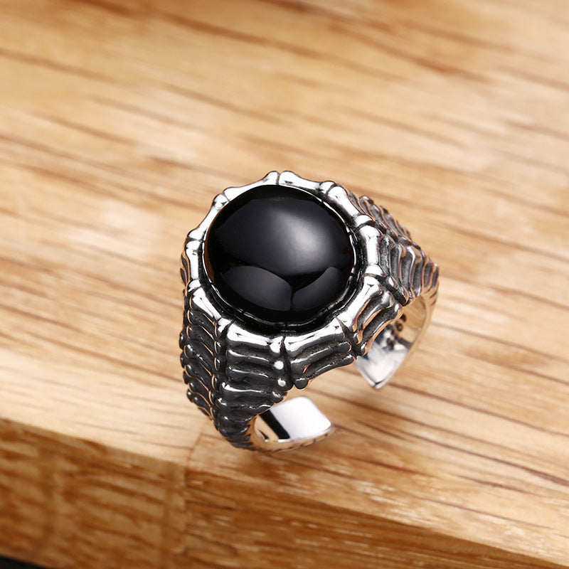 Elegant Thai Silver Adjustable Rings