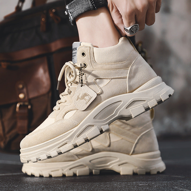 Vintage Elevate High-Top Boots for Men (Autumn/Winter)