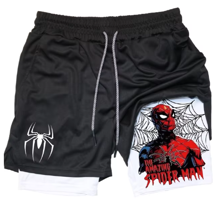 Marvel Spider-Man Venom Athletic Shorts for Fitness