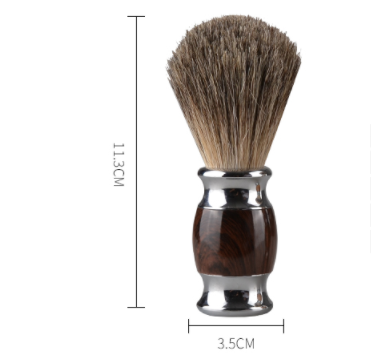 Elite Gentleman's Alloy-Handled Shaving Brush