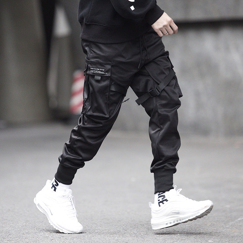 Refined Cotton Tapered Trousers