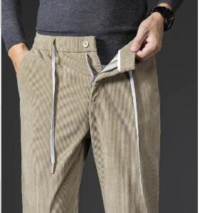Elegant Corduroy Leisure Trousers