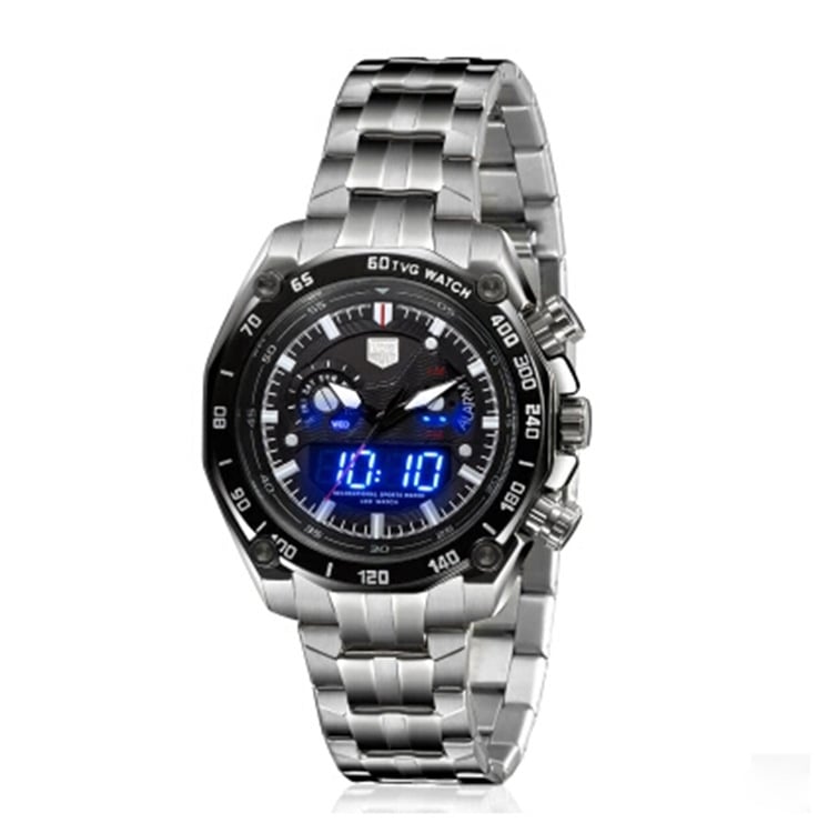 Gentlemen's Radiant LED Timepiece