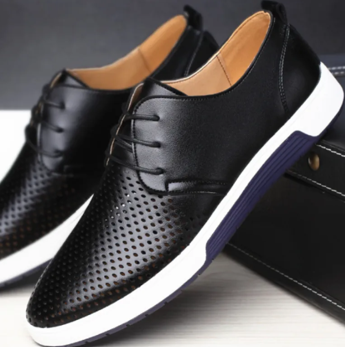 Executive Lace-Up Leather Shoes