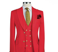 Elegant Three-Piece Wedding Suit Ensemble