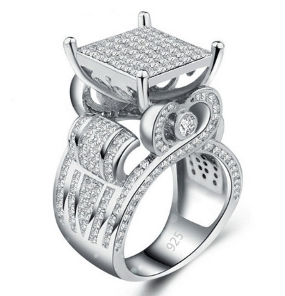 Hip Hop Statement Rings for Men - Gold & Silver Plated