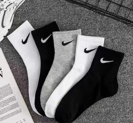 Elegant Cotton Anti-Odor Unisex Socks (White)