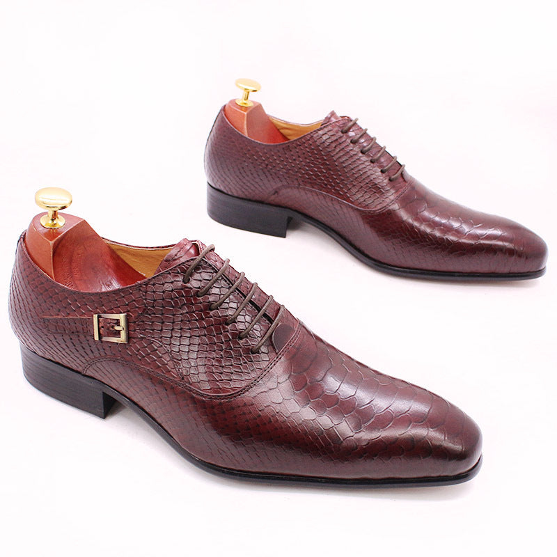 Executive Cowhide Oxfords - Men's Formal Attire