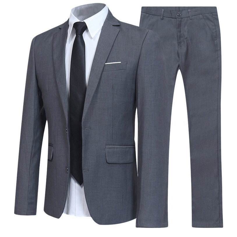 Gentlemen's Tailored Fit Dress Suit for Professional and Social Events
