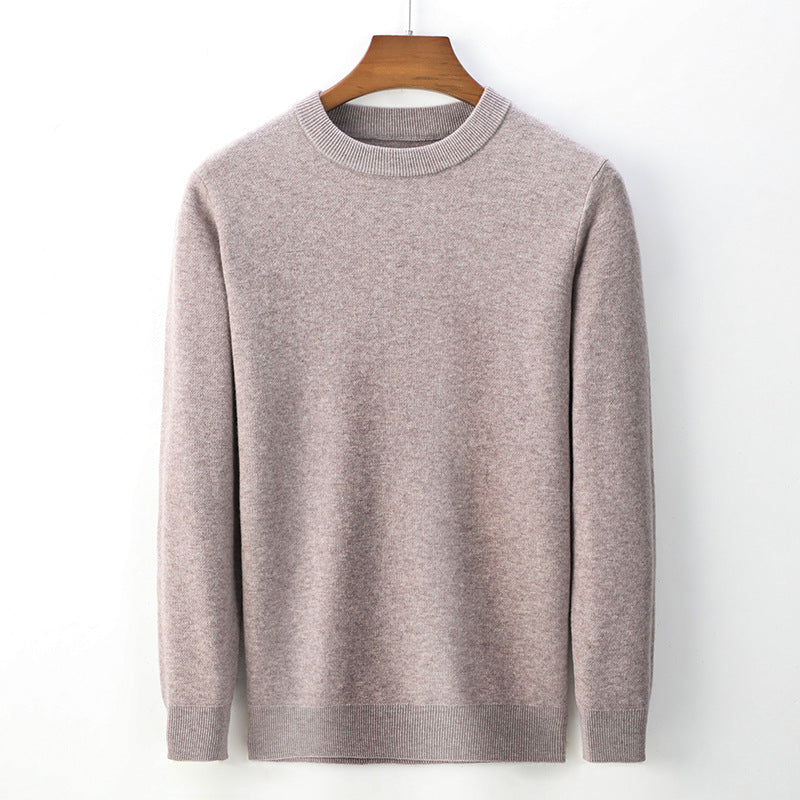 Men's Luxurious Worsted Wool Pullover