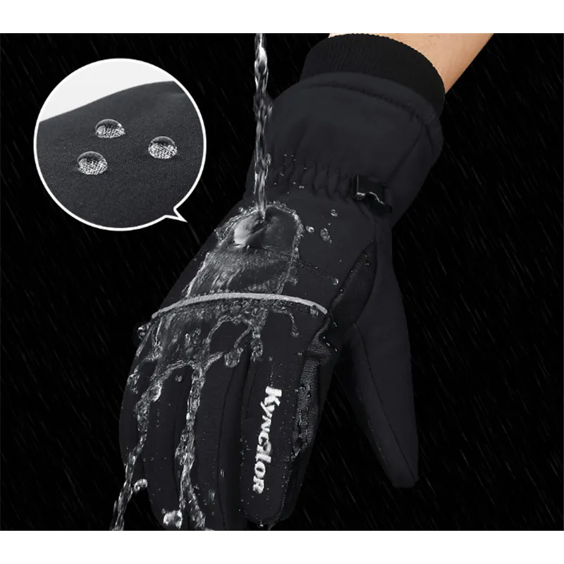 Enhanced Thermal Ski Gloves with Touchscreen Capability