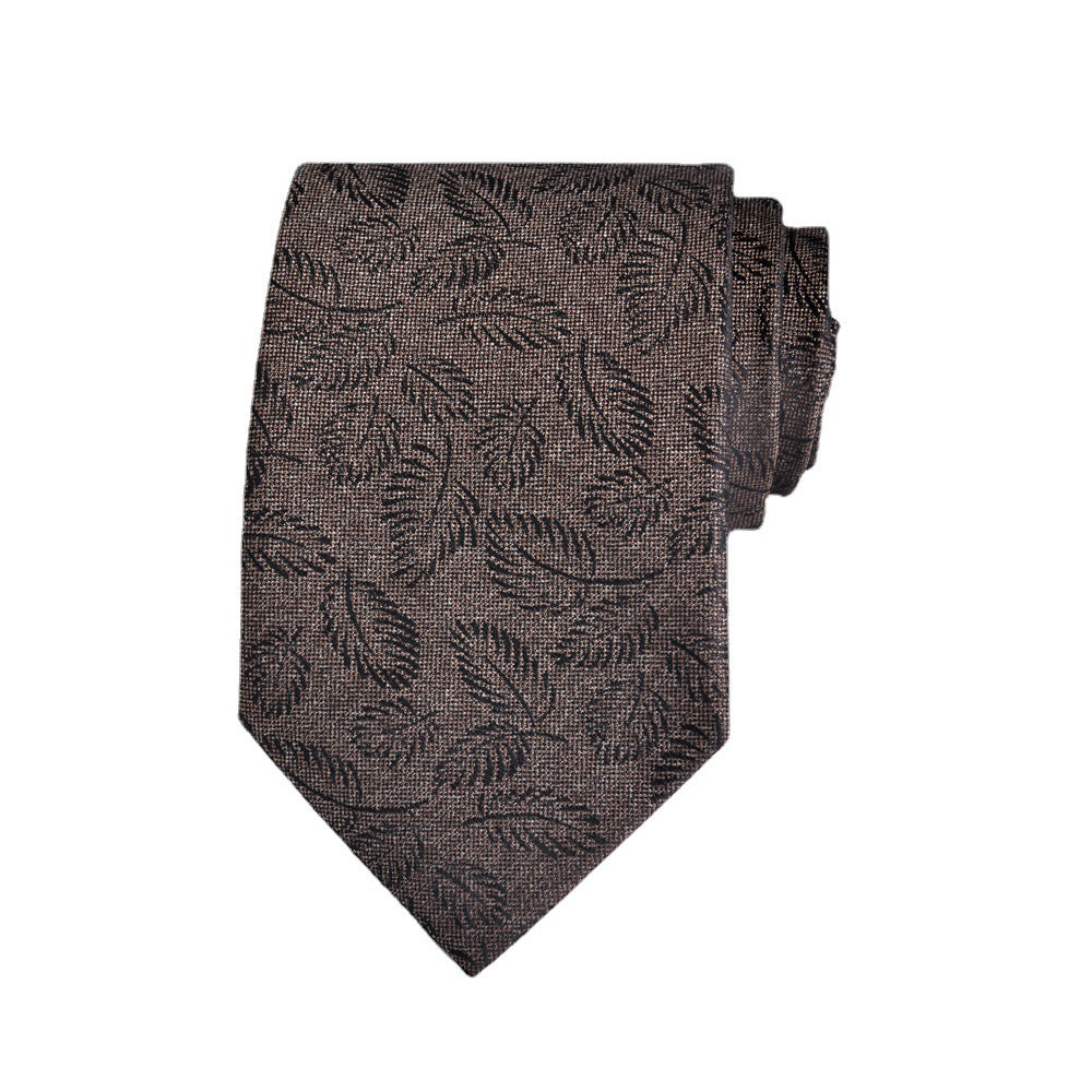 Gentlemen's Elegant Striped Jacquard Tie