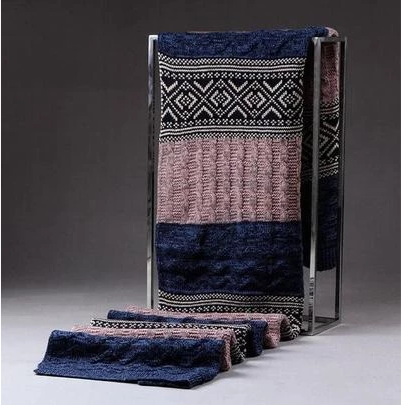 Gentleman's Extended Knit Scarf