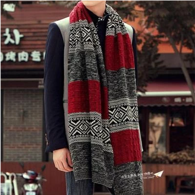 Gentleman's Extended Knit Scarf