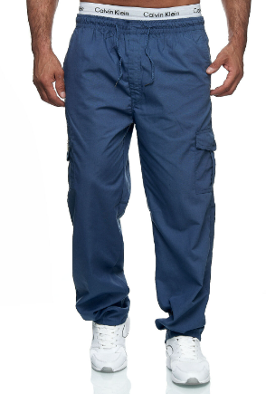 Refined Casual Slim Trousers