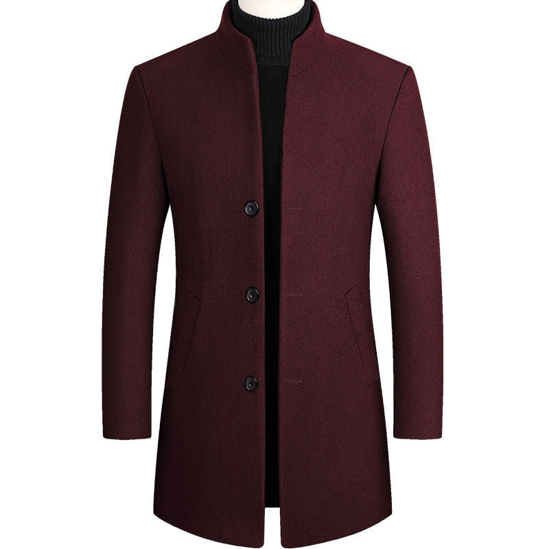 Elegant Wool Windbreaker for Men