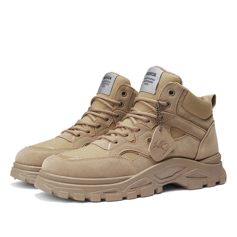 Vintage Elevate High-Top Boots for Men (Autumn/Winter)
