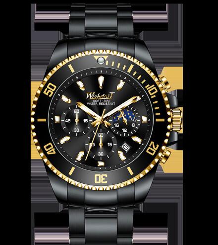 Elegant Waterproof Quartz Athletic Watch for Men