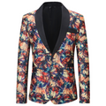 Gentlemen's Elegant Floral Blazer