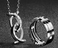 Eternal Bond Titanium Steel Couple Rings