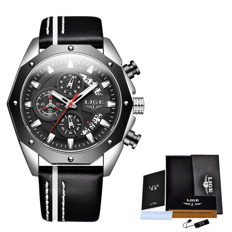 Gentlemen's Chronograph Silicone Timepiece