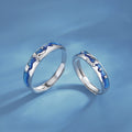 Elegant Fox Duo Rings for Couples