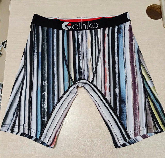 Men's Long Performance Boxers - Breathable & Quick-Drying