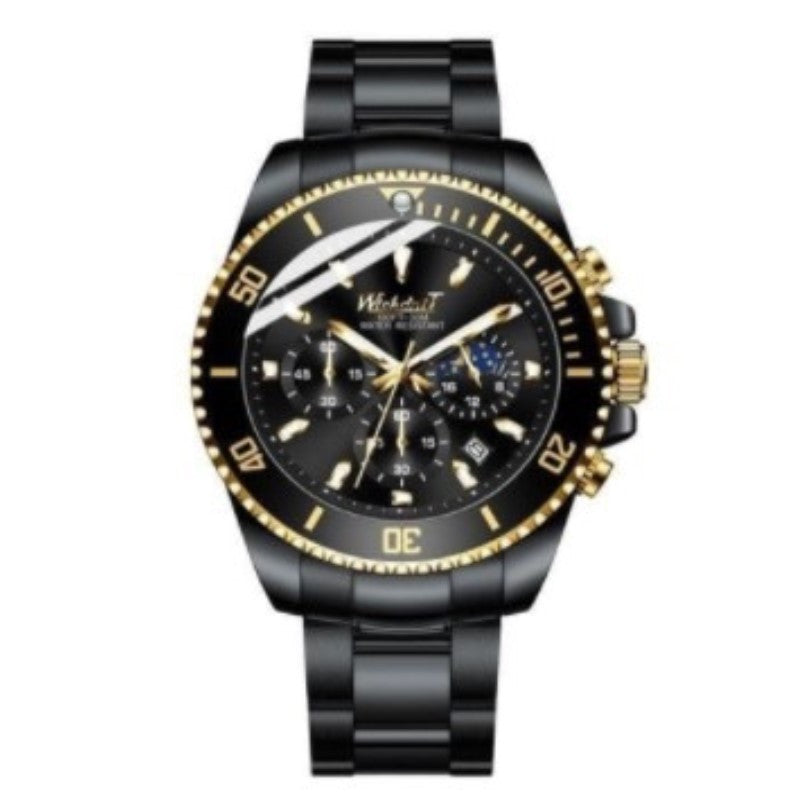 Elegant Waterproof Quartz Athletic Watch for Men