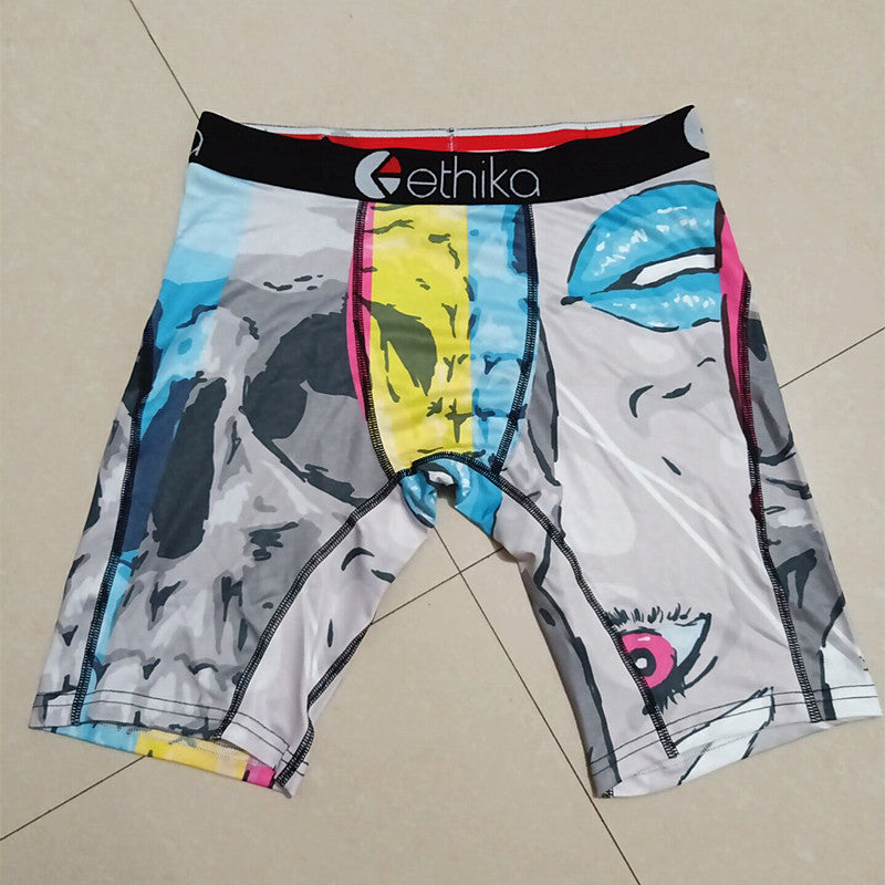 Men's Long Performance Boxers - Breathable & Quick-Drying